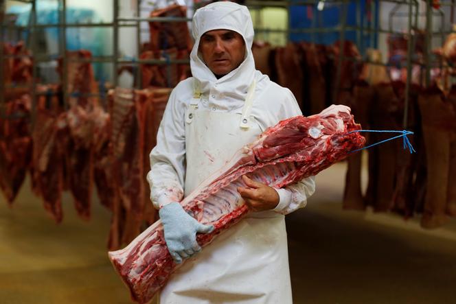 Dans les Abattoirs industriels de la Manche, en 2018. 
