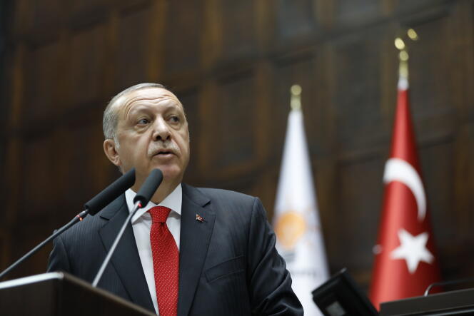 Le président turc, Recep Tayyip Erdogan, le 7 juillet 2018, à Ankara.