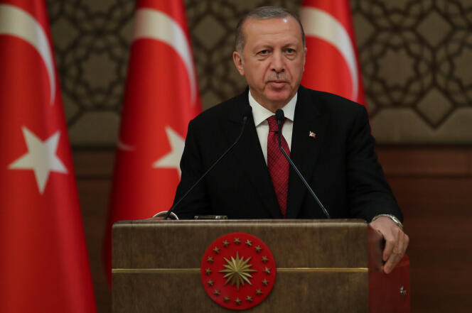 Recep Tayyip Erdogan à Ankara, le 9 juillet.