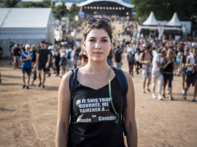 Julie, 23 ans, se rend tous les ans aux Eurockéennes de Belfort, même après y avoir déjà été harcelée.