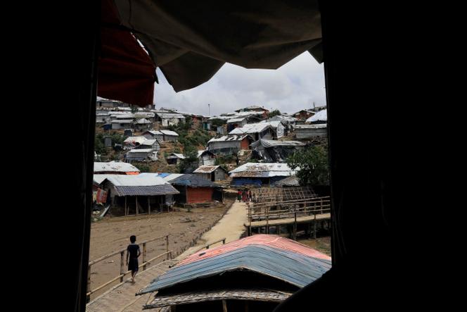 Un campo de refugiados rohingya en Bangladesh, junio de 2018.