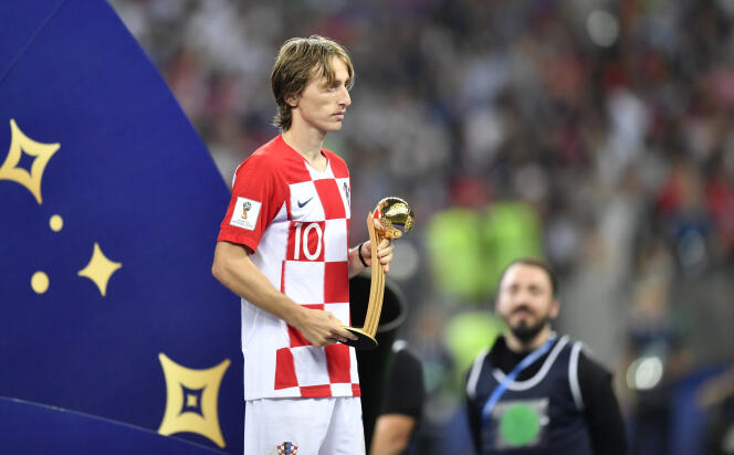 Luka Modric est le meilleur joueur du tournoi mais n’est pas champion du monde.