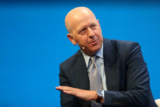 David Solomon, qui succédera à Lloyd Blankfein à la tête de Goldman Sachs, à Beverly Hills en Californie, en mai 2017.