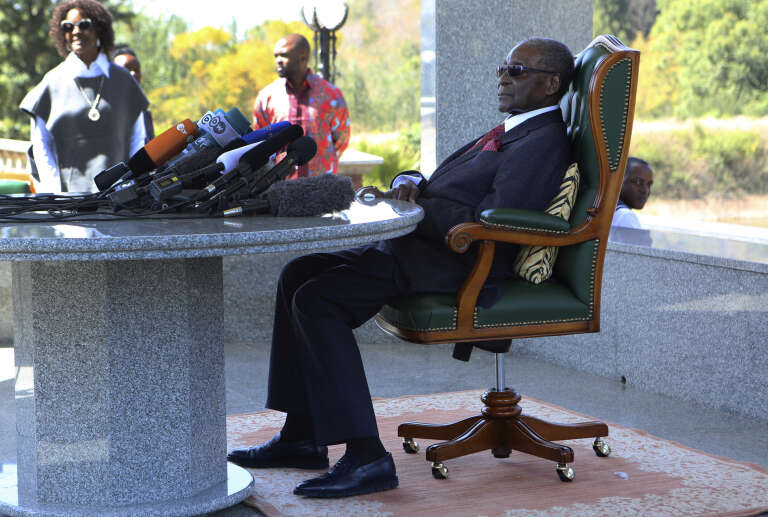 Robert's former president, Zimbabwe Mugabe, held a press conference at his home in Harare on July 29, on the eve of the presidential election 