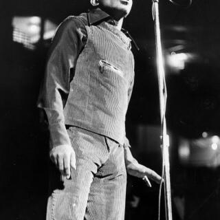 BOSTON, MA - APRIL 5: James Brown performs at the Boston Garden on April 5, 1968. (Photo by Bob Dean/The Boston Globe via Getty Images)
