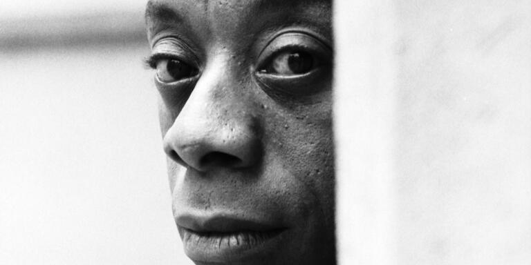 NEW YORK CITY - MAY 22:  Author, playwright, and social critic James Baldwin poses for a portrait at  home on May 22, 1968 in New York City, New York. (Photo by David Gahr/Getty Images)