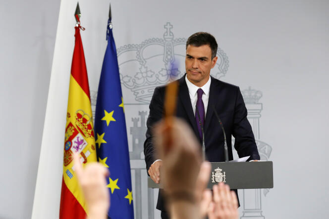 Pedro Sanchez, le premier ministre espagnol, à Madrid, le 3 août 2018.