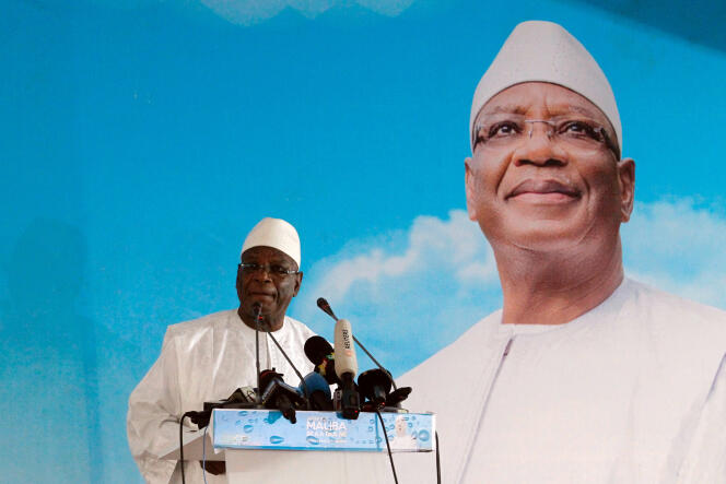 Ibrahim Boubacar Keita, le 3 août, à Bamako.