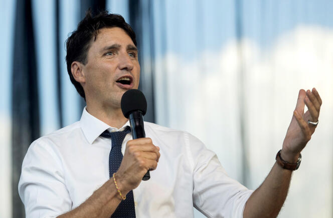 Le premier ministre canadien, Justin Trudeau, le 9 août à Montréal.