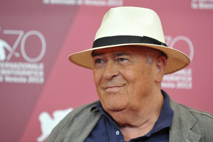 Bernardo Bertolucci lors de la 70e édition de la Mostra de Venise, en 2013, dont il a été président du jury.
