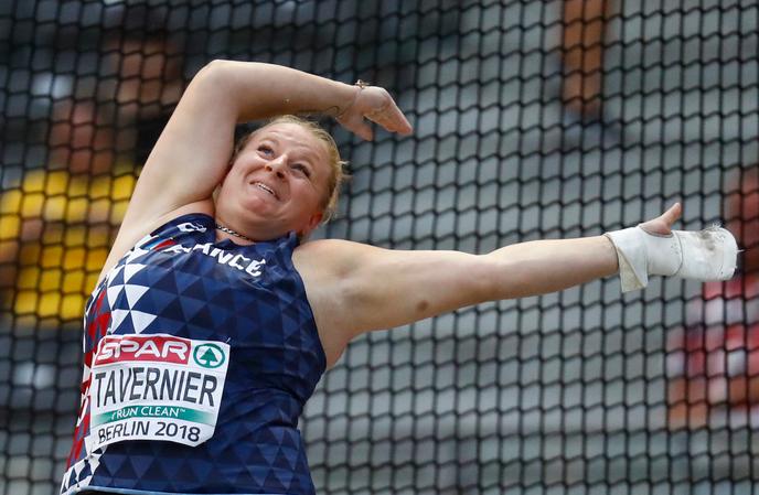 Athlétisme : Alexandra Tavernier en argent au lancer du ...