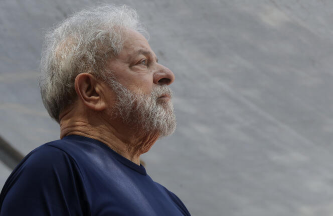 Luiz Inacio Lula da Silva, à Sao Bernardo do Campo, au Brésil, le 7 avril.