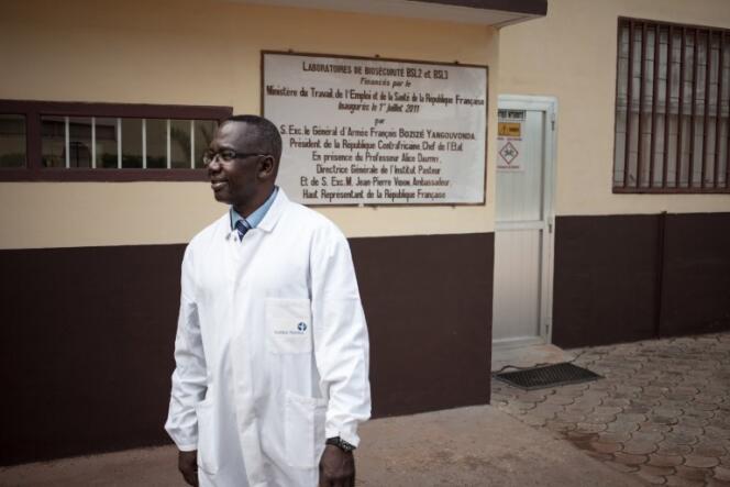 Emmanuel Nakoune Yandoko, directeur scientifique de l’institut Pasteur de Bangui, en mai 2018.