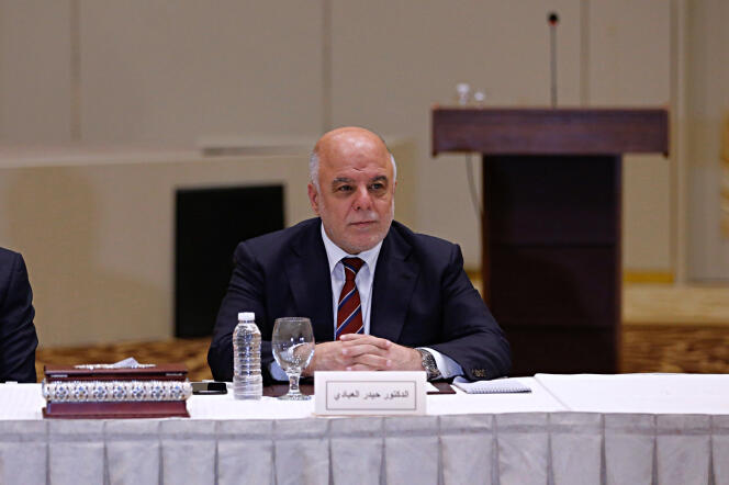 Le premier ministre irakien, Haïder Al-Abadi, à Bagdad, le 19 août.