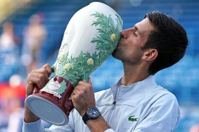 Novak Djokovic savoure son premier succès à Cincinnati