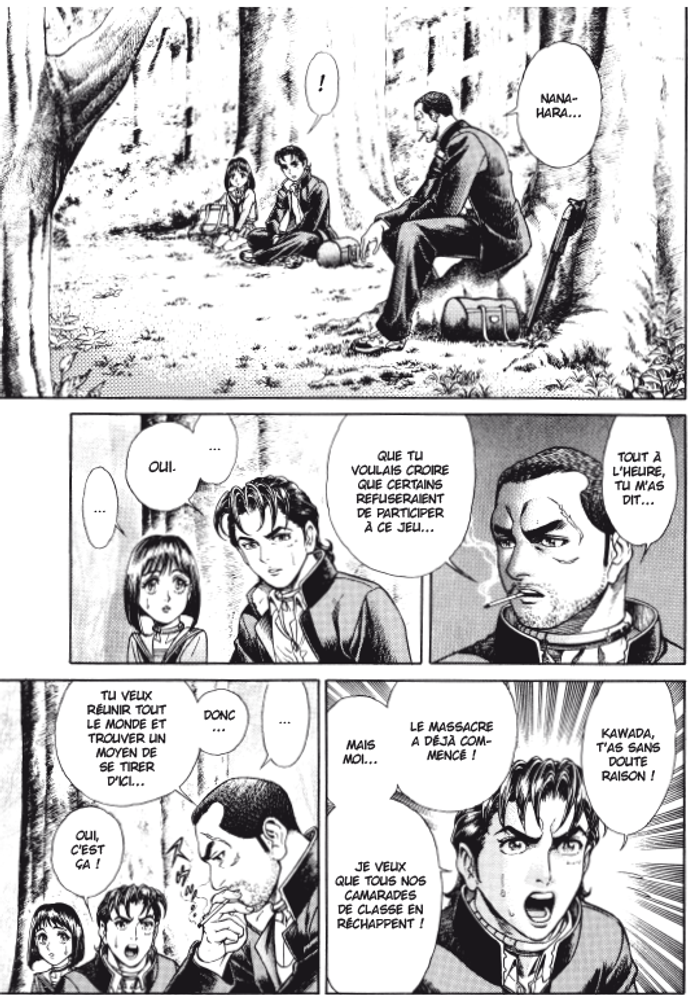 Manga Iconique Des Recits De Survie Battle Royale Est Reedite