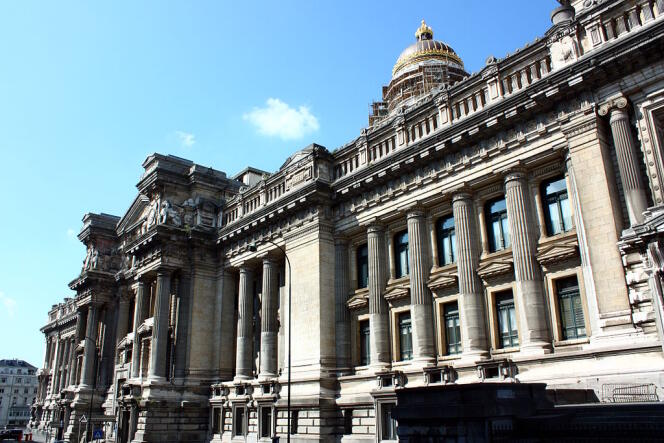 Le palais de justice de Bruxelles, en Belgique.
