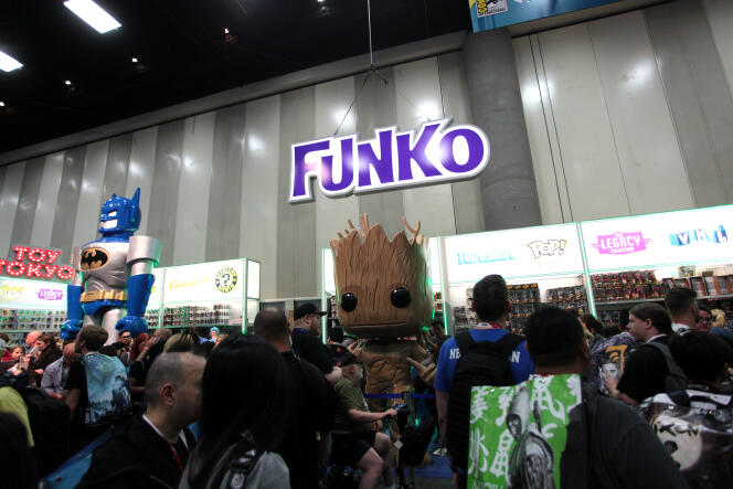 Funko bénéficie d’une place de choix dans la plupart des grosses conventions geek, ici à la San Diego Comic Con, en 2017.