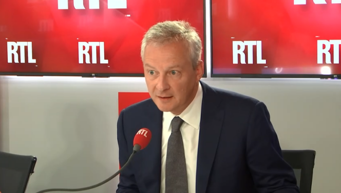 Bruno Le Maire sur RTL, lundi 27 août.