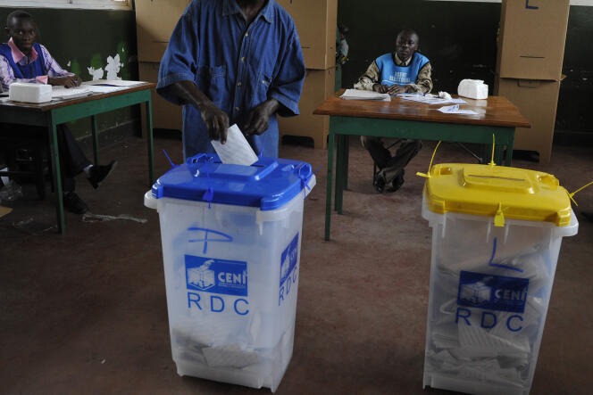 Vote en République démocratique du Congo en 2011.