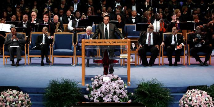 Funerailles Grandioses Pour Aretha Franklin A Detroit