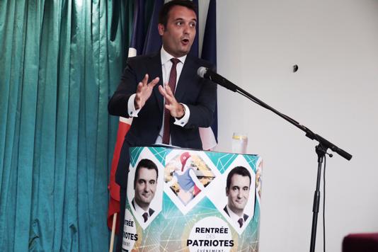 Cyril Bitton / French politics for Le Monde Florian Philippot, president of the Patriotes, during his political return to Forbach, September 2, 2018.