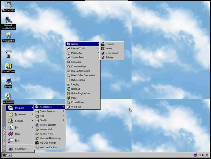 On A Testé Relancer Windows 95