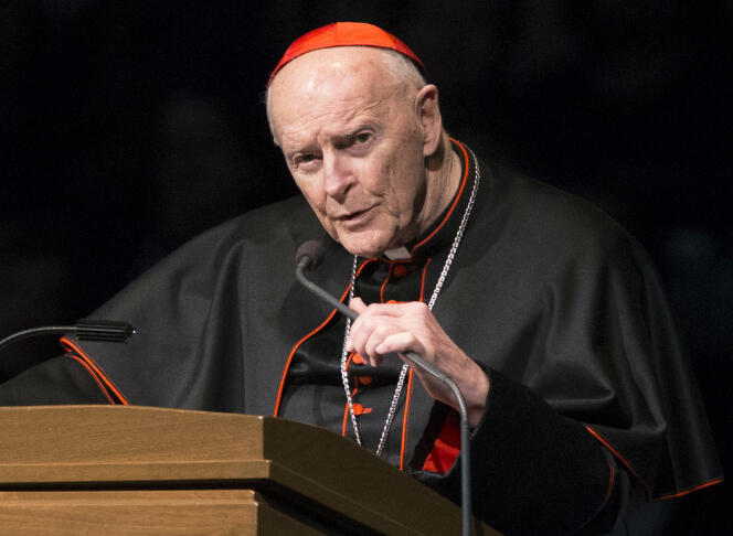 Le cardinal Theodore McCarrick le 4 mars 2015.