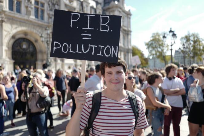 Pierre-Antoine, présent à la marche pour le climat du 8 septembre, estime que « c’est tout un modèle de société qu’il faut changer ».