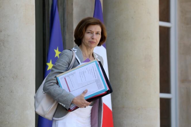 La ministre de la défense, Florence Parly, au palais de l’Elysée, le 6 juillet.