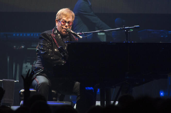 Elton John en concert en Pennsylvanie en septembre.