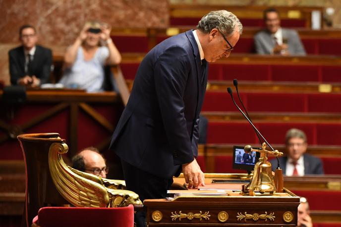 Richard Ferrand, président de l’Assemblée nationale, en septembre 2018.