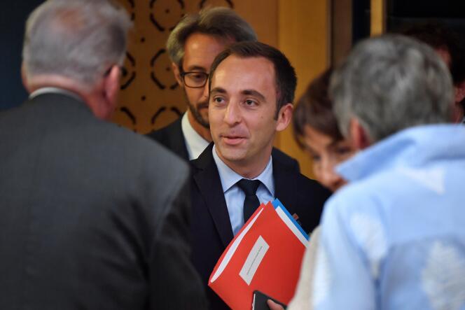 Jean-Marie Girier, lors de son audition par la commission d’enquête sénatoriale sur l’affaire Benalla, à Paris, le 30 juillet.