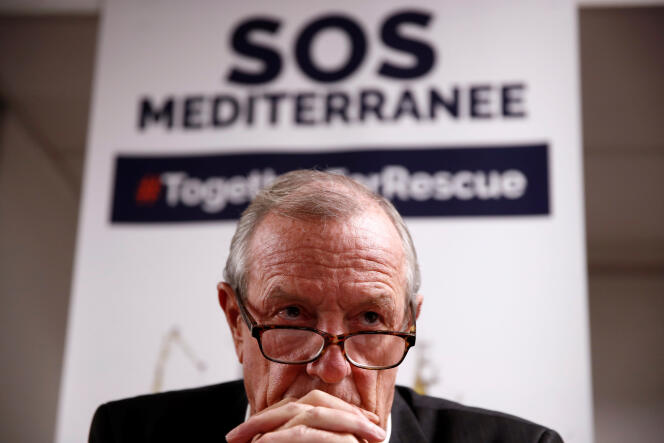 Francis Vallat, président de l’ONG SOS Mediterranée France le 24 septembre.