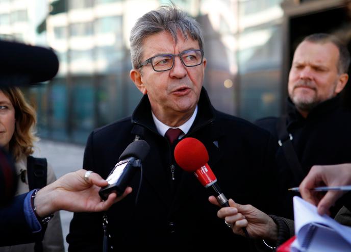 Jean-Luc Melenchon à Londres, le 24 septembre 2018.