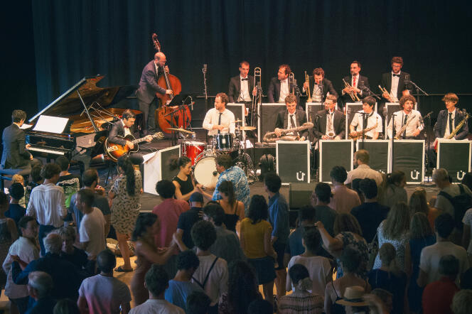 L’Umlaut Big Band au festival Jazz à La Villette, le 2 septembre 2018.