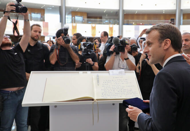 Emmanuel Macron à la Sorbonne le 9 novembre.