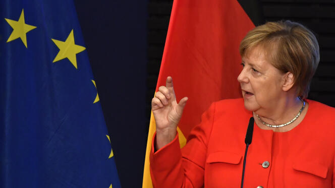 La chancelière allemande, Angela Merkel, à Berlin, le 27 septembre.