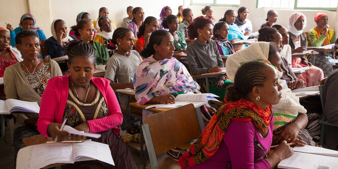 De futures agentes de santé communautaires en formation à Addis-Abeba, capitale de l’Ethiopie, en 2016.