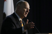 Former California Governor Jerry Brown in Sacramento on June 29, 2018.