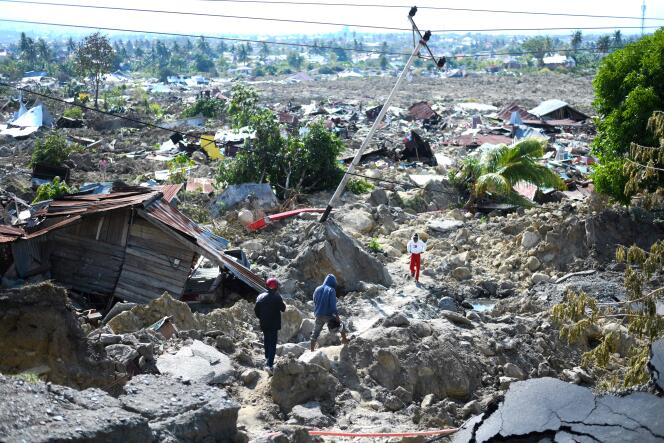Scène de dévastation à Palu, en Indonésie, le 2 octobre.