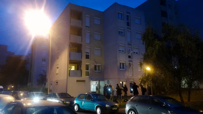 L’immeuble de Creil (Oise) où ont été interpellées quatre personnes, dont Redoine Faïd, le 3 octobre 2018.