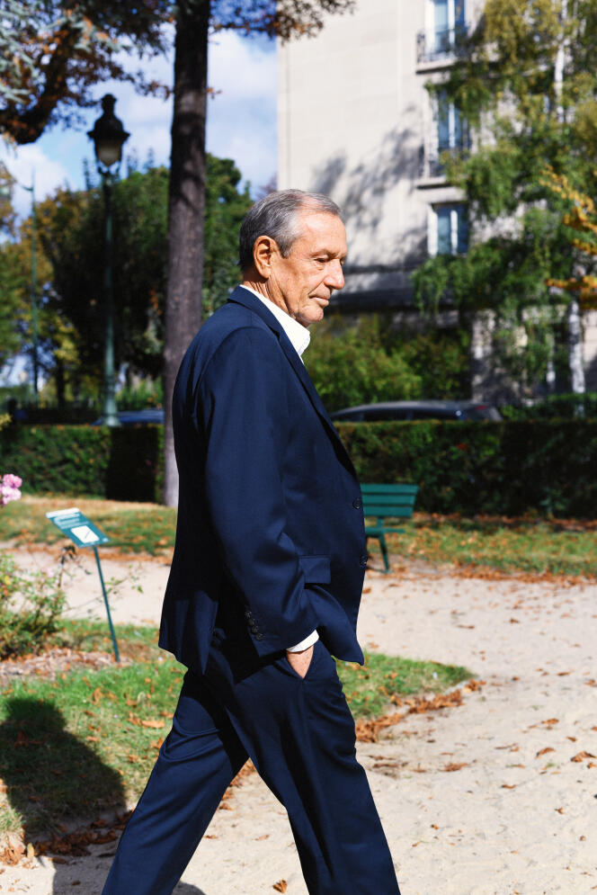Francis Vallat, président de l’association SOS Méditerranée, à Paris, le 1er octobre.