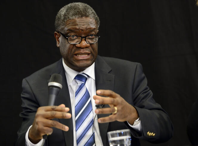 Le gynécologue congolais Denis Mukwege en novembre 2012 à Stockholm.