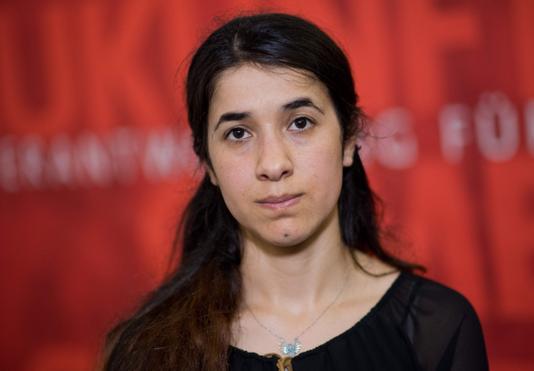 JULIAN STRATENSCHULTE / AFP Nadia Murad le 31 mai 2016 à Hanovre, en Allemagne.