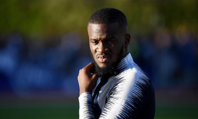 Tanguy Ndombele, à Clairefontaine (Yvelines), le 8 octobre.