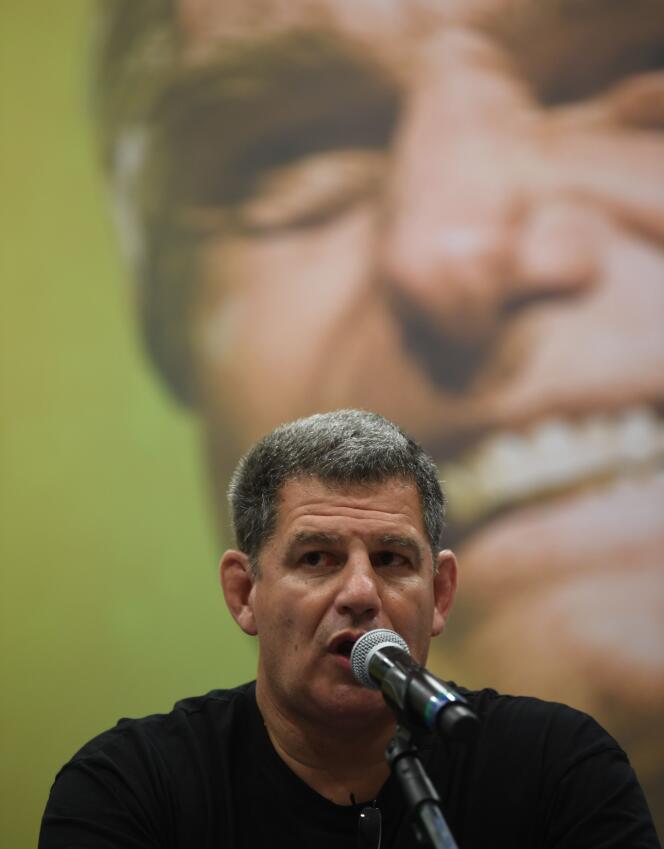 Le porte parole et bras droit du candidat d’extême droite Jair Bolsonaro,Gustavo Bebianno Rocha, à Rio de Janeiro, le 7 octobre.