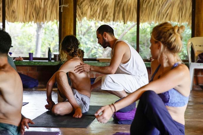 Le centre Hridaya Yoga.