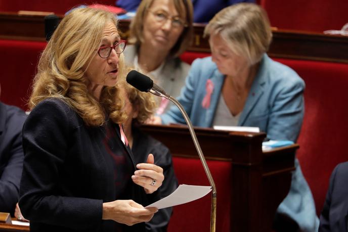 La ministre de la justice, Nicole Belloubet, le 3 octobre 2018 à l’Assemblée nationale.