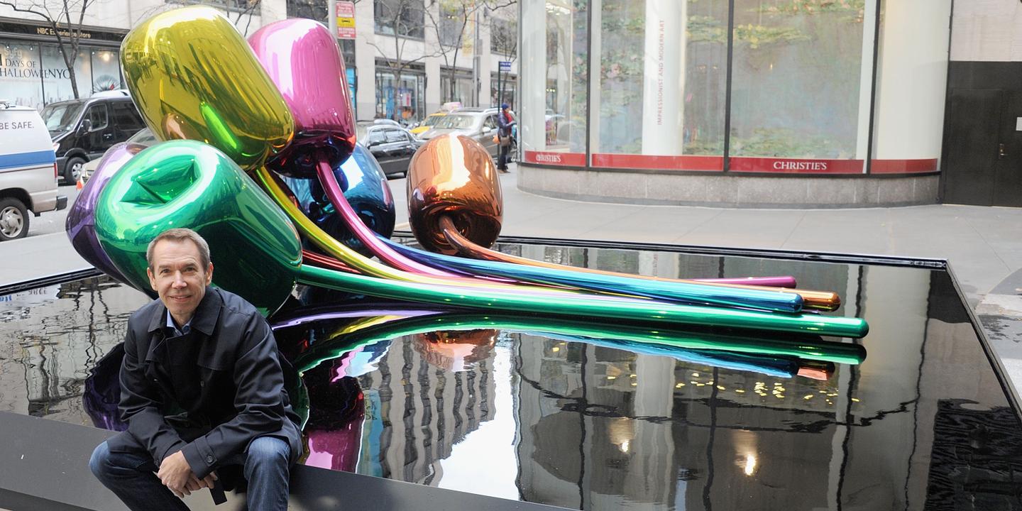 Le Bouquet Of Tulips De Jeff Koons Sera Installé Près Du